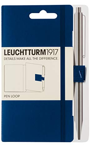 LEUCHTTURM1917 342939 Pen Loop (Stiftschlaufe), selbstklebend, Marine