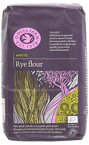 Doves Farm | Rågmjöl vit ekologisk | 10 x 1 kg