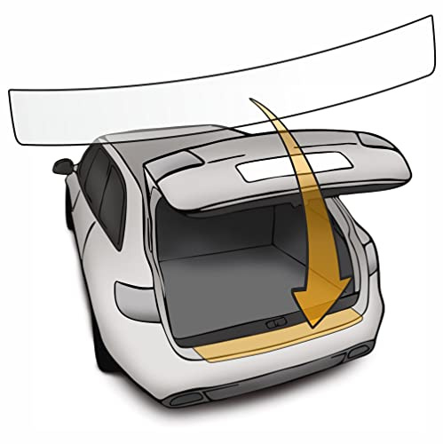 Lackskyddsshop – passform lackskyddsfilm lämplig för MB Mercedes Benz E-klass S212 T-modell kombi som lastkantskydd (bilfolie och skyddsfolie) transparent 150 µm – inkl. Skrapa