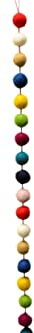 Frida Feeling Fair-Trade Filz-Girlande „Kugeln“ | DEKO-HÄNGER | Dekoration | EDLES NATURPRODUKT | Fairtrade | Pom Pom Girlande | 5 LÄNGE ca. 150 cm (Bunt)