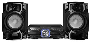 Panasonic SC-AKX320 - Equipo de Sonido de Alta Potencia para el hogar (450W, 16 cm Woofer, 6 cm Tweeter, Bluetooth, USB Dual, CD, AUX, DJ Jukebox, Función DJ, Hi-Fi, Sonido Nítido) Color Negro