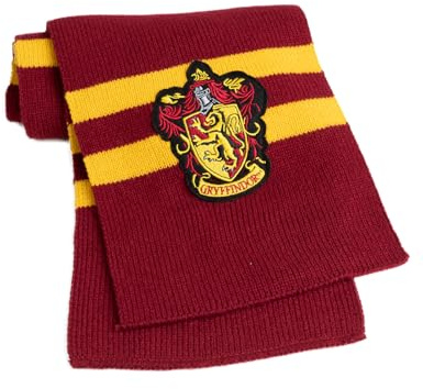 Funidelia Bufanda Oficial Harry Potter Gryffindor para hombre y mujer. Accesorios de disfraces para adultos para fiestas, Carnaval y Halloween