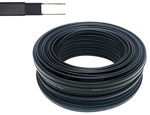 BOYUYO Cavo Riscaldante per Tubi Cavo Riscaldatore Serra Piante 220V～ 230v Autoregolante Non Necessario Termostato (Color : Ø8mm-20W/m, Size : 10m)