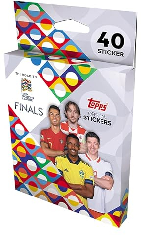 Topps Road to UEFA Nations League Finals Sticker Sammlung 2022 - Deck Box
