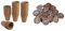 Windhager Anzucht-Töpfe & Anzuchtquelltabs, Quelltabs, Kokos-Quelltabletten zur Anzucht von Stecklingen, Aussaaterde, Kokoserde gepresst, torffrei, 100 Stück, 3,5 cm, 04342, Braun