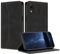 Mo-Beauty Hülle Kompatibel mit Samsung Galaxy M20, Handyhülle Samsung M20, Galaxy M20 Hülle, PU Leder Flip Wallet Klappbare Schutzhülle Magnet Ledertasche Klapphülle für Samsung Galaxy M20(Schwarz)