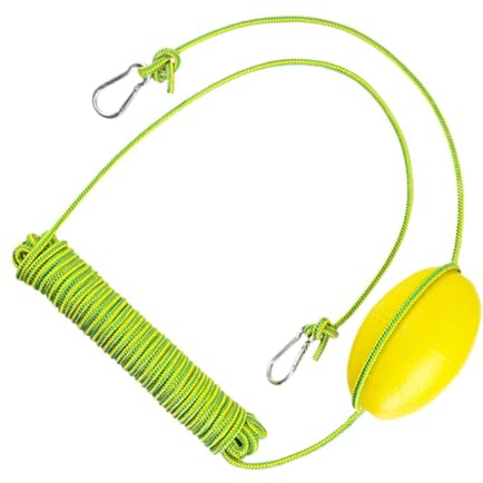 Dickly 30 Fuß Schiffsseil, Ankerboje, Sockengeschirr, Schwimmleine, Bojenball-Schwimmleine zum Angeln, Schlauchbootzubehör