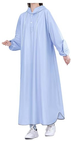 Sunnyuk Regenmantel Damen Wasserdicht Xxl Poncho Regen Regenjacke Große Größen mit Ärmeln Regenponcho Fahrrad Wandern Regencape Rain Lang Atmungsaktiv Regenbekleidung Unisex Bunt Erwachsene