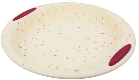 BRIGHTFUFU 1pezzi Stampo per Torta Savarin in Silicone Teglia per Dolci Design Spirale Stampo per Cottura Facile da Lavare e Mantenere Colore Casuale