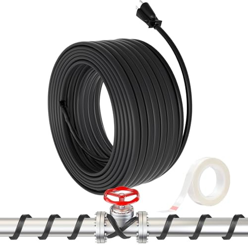 HEATIT 8HTR1 24FT Self-Regulating Heat Cable, Industrial Grade