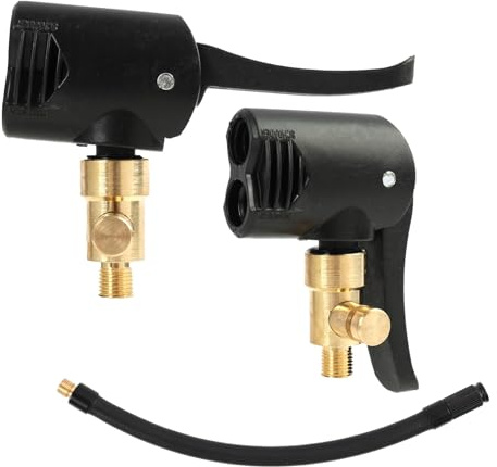 3 Piezas Adaptador de Válvula para Bicicleta, Adaptador de Válvula de Coche, Universal Conector de Válvula de Neumático con Manguera Roscada, Compatible con Válvula Presta y Schrader para Neumáticos