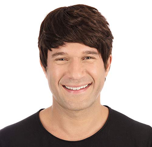 Bristol Novelty BW305 Kurzhaar-Perücke, für Herren, braun, Einheitsgröße Halloween