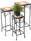 DanDiBo Blumenhocker Mosaik Eckig 3er Set 46, 54, 62 cm Blumenständer 12012 Beistelltisch Pflanzenständer Mosaiktisch