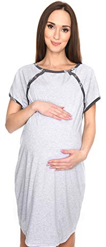 MijaCulture 3-i-1 födelseklänning amningströja mammanattlinne 4123, blandning, L