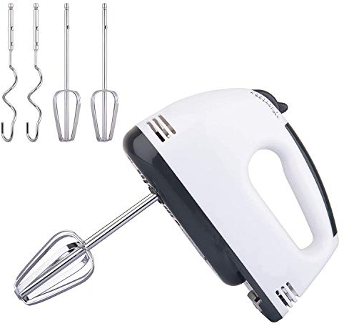 TEMPO DI SALDI Sbattitore A Due Fruste E 7 Velocità Frustino Elettrico Per Montare e Impastare