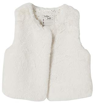 VERTBAUDET Gilet Sans Manches Fille Fausse Fourrure Doublé