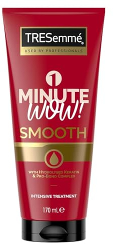 TRESemmé 1 Minute WOW Smooth Intensive Hair Treatment with Hydrolysed Keratin & Pro-Bond Plex for frizzy, damaged hair 170 ml