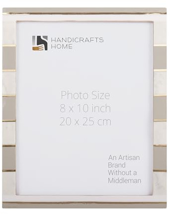Handicrafts Home 8x10 Picture Frames - Vintage Style Wall Hanging & Desk Decor – Farmhouse Photo Frames Ideal for Living Room Office & Home Decor Picture Frame for Family Pictures & Wall Decor, Darado