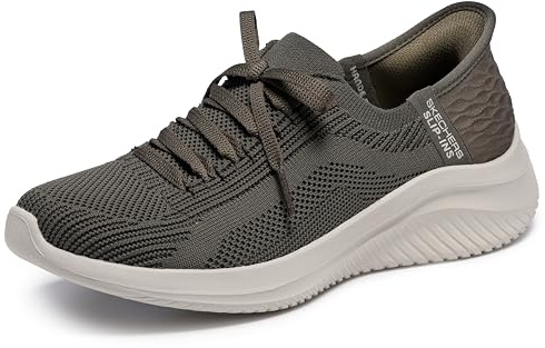 Skechers Ultra Flex 3.0 Brilliant Path, Women's Trainers, Green, 3.5 UK