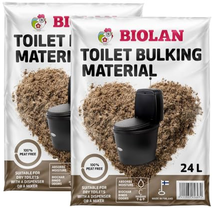 Biolan Materiale per WC, senza torba, 2 pezzi