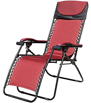 Preferspace Heavy Duty Zero Gravity Chairs, Folding Reclining Chair, Beach Chairs, Sun Loungers, Lounger Deck Chairs, Recliner, Beach Patio Garden Camping, Super Width 68CM