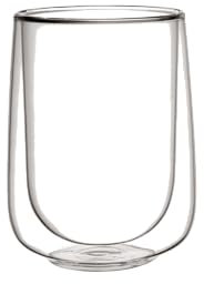 Villeroy & Boch – Artesano Hot&Cold Beverages Latte-Macchiato Mug, Set of 2 Glasses, Double-Walled Glasses for Cold and hot Beverage, 360 ml, Borosilicate Glass, Dishwasher-Safe, Microwave-Safe