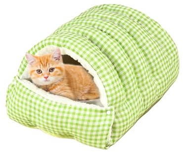 Hitburu Cama De Mascota para Gatos De Interior - Cómodo Cojín Extraíble | Cueva para Gatos De Interior Y Cama para Mascotas,Destinado A Razas Pequeñas Y Grandes para Uso En Y Exterior para