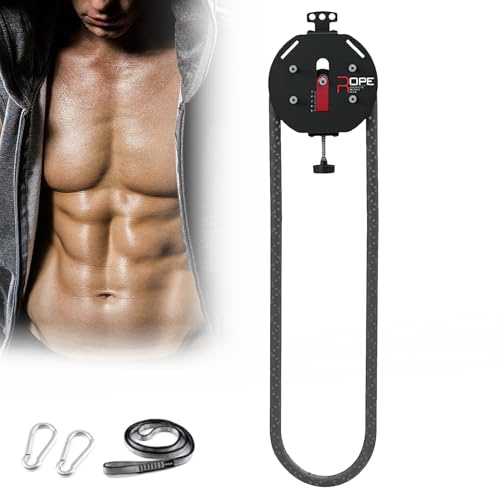 LYJIANGXIN Endless Rope Trainer, Q Rope Endless Rope Trainer, Sistema di Pulegge a Cavo, Resistenza Regolabile, Allenamento Completo del Corpo, Forza, Coordinazione, Palestra Domestica