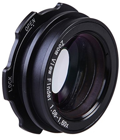 Andoer Viewfinder 1.08x-1.60x Zoom Eyepiece Magnifier for Canon Nikon Pentax Sony Olympus Fujifilm Samsung Sigma Minoltaz SLR Camera