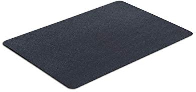 VersaTex Multi-Purpose Recycled Rubber Floor Mat for Indoor or Outdoor Use, Utility Mat for Entryway, Tool Bench, Garage, Under-Sink, Patio, and Door ; 24 x 36, Black