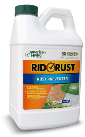 Pro Products American Hydro Systems RR1 Rid O' Rust 2X Concentration Stain Preventer, 64 Fl Oz Bottle