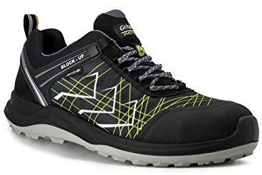 Grisport Scarpe Antinfortunistiche Activ PRO Fast S1P SRC ESD Ultraleggera e Traspirante - col. Nero digitex - Art. 705642c18 - Nr. 45
