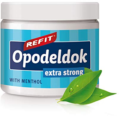 Refit Opodeldok Extra Strength 200ml | Gel Extra Antidolore, combinazione di erbe comprovata, mentolo rinfrescante, estratti di lavanda e rosmarino, per schiena, muscoli e articolazioni
