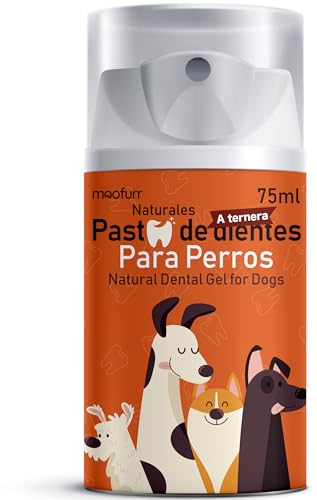 Moofurr Zahnpasta für Hunde – Natürliche Zahnpflege mit Rindfleischgeschmack gegen Zahnbelag & Zahnstein, tägliche Hundezahnpflege (75ml)
