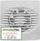 MYPURECORE 100mm Quiet Bathroom Extractor Fan with Timer - IPX4 Water-Resistant, Efficient Ventilation for Kitchens, Showers, and Workshops, Durable ABS with UV Protection, Easy Installation