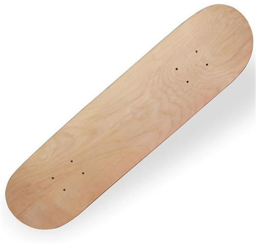 Professionelles Skateboard-Board Blank aus Ahornholz, 8 Zoll, 8 Schichten, Ahorn, doppelt konkaves Skateboard, Straßen-Skateboard, grobes Skateboard mit Concave, mittelgroß, für Erwachsene und Jungen