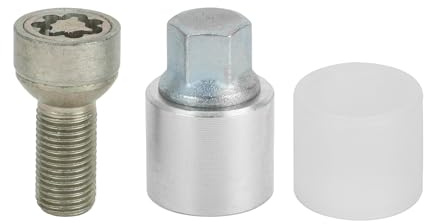 RATCHROLL Tuerca De Seguridad Para Rueda Con Kit De Pernos Para Audi A4L A5 A6L Q2L Q3 Q5 Q7 A8 Tipo N Llave De Extracción De Tuerca Antirrobo 1 Juego
