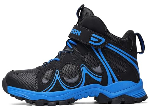 ASHION Enfant Chaussures Randonnée Bottes Hiver Garçon Fille Chaude Bottes de Neige