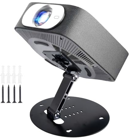 jinminamz Mini Soporte para Proyector, Multifuncional Soporte Proyector Pared, Ajuste Soporte De Mesa para Proyector, Base Soporte para Montaje En Pared O Techo