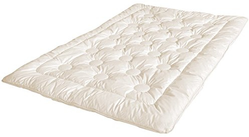 Öko Planet Bettdecke medium mit Kamelhaar Füllung 200x220 cm, Ganzjahresdecke mit Bio Baumwollbezug, Verschiedene Größen