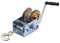 KATSU Heavy Duty Hand Winch, 2500LB 1100KG Car Boat Truck Trailer Winch with 10m Steel Wire Rope, Manual Crank Gear Cable Winch for Dual Ratchet and Hook for SUV ATV UTV 325935