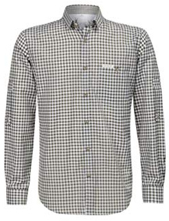 Stockerpoint Chemise Traditionnelle pour Homme, Vert (Roseau), L