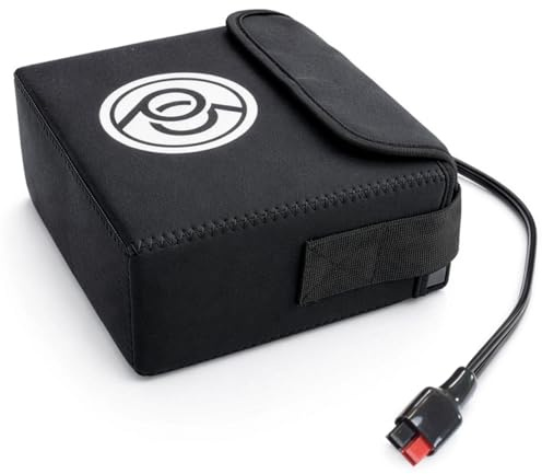 Powerbug Batteria e caricabatterie universale per carrello da golf elettrico da 12 Volt con 27 fori, compatibile con Motocaddy S1, S3, M1 Pro e altri