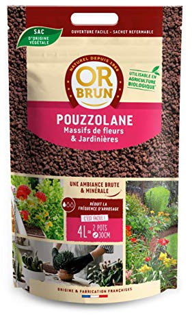 Or Brun, Pouzzolane, paillage, 4 litres