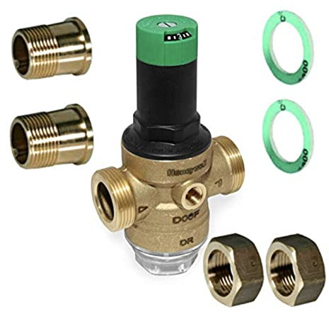 Honeywell D06F Druckminderer 3/4 Außengewinde New name Resideo mit Manometer Afriso