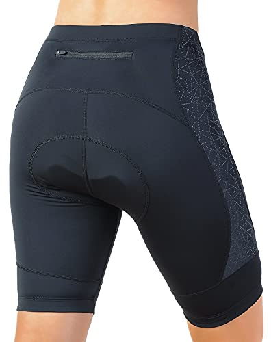 beroy Bike -Cycling-Shorts-Underwear with 3D Padding for Women (XL Reflective)