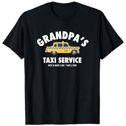 Servizio taxi 24 ore su 24, regalo per nonno Maglietta