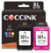 COCCINK 301XL Ink Cartridges Combo Pack Replacement for HP 301 XL for Envy 4500 5530 5532 4502 4507 Deskjet 2540 2050 1050 2510 2541 OfficeJet 2620 2622 4630 High Yield Printer Ink Black and Colour