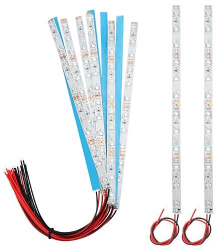 YIXISI 10 ST 200mm Förkopplad LED List, 2335 SMD LED Lampa, 12V - 18V LED List, Röd