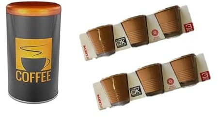 James Premium Espresso-Tassen, 6er Set, spülmaschinengeeignete Espresso-Becher, kleine Kaffee-Tasse, mikrowellenfest, 95 ml, 6 Stück,, 400228892656